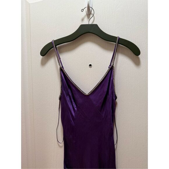 Astr the Label Women Kathleen Midi slip dress in purple size S NWT - Picture 6 of 6